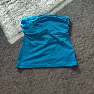 Blue tube top